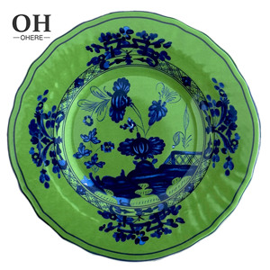 Vente en gros usine : Service de table Richard Green Rhododendrons en porcelaine fine, fait main, écologique, pour la location de banquets de mariage - Product Image 2