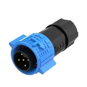 Good price IP67 Female Male 2 3 4 5 pin Panel Mount connector M19 waterproof connector Fast Push Locking connector