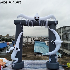 Arco <span class=keywords><strong>de</strong></span> Halloween inflable gigante y aterrador con arco <span class=keywords><strong>de</strong></span> entrada embrujada <span class=keywords><strong>de</strong></span> fantasmas para eventos al aire libre, fiestas y exhibiciones <span class=keywords><strong>de</strong></span> truco o trato - Product Image 6