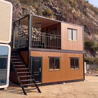 Casa Contenedor Prefabricada, Estructura de Acero Modular, para Uso en Obras de Construcción, Dormitorio para Trabajadores, Oficina, Campamento, Proyecto