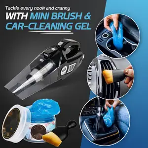 Xe và nhà 4-in-1 chức năng sử dụng máy hút bụi Kit với lốp Inflator cho chi tiết Xách Tay Xe Máy hút bụi công suất cao