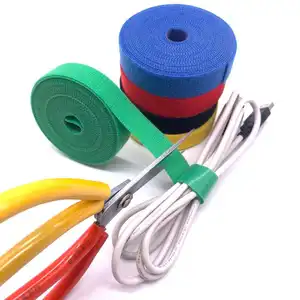 Manufacturer custom fastener Tape High Quality Sew on recycled velcroes Hook and Loop in roll