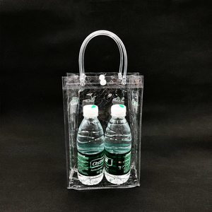 Bolsa de Plástico Transparente para Promoción con Logo y Tamaño Personalizados, Bolsa Tipo Tote Transparente para Embalaje de Vino - Product Image 4