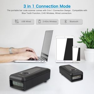 Yjbone 6601 ניידות 2d qr בר קוד קורא ברקוד אלחוטי סורק מיני סורק - Product Image 3