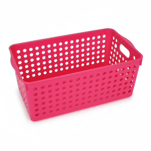 Cesto portaoggetti largo rosso Inomata - Product Image 1