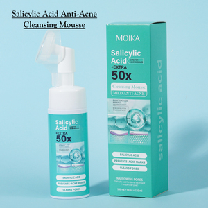 MOIKA <span class=keywords><strong>Nettoyant</strong></span> Quotidien Anti-Acné à l'<span class=keywords><strong>Acide</strong></span> <span class=keywords><strong>Salicylique</strong></span>, Mousse Hydratante Soin du Visage, Idéal pour l'Hyperpigmentation - Product Image 2