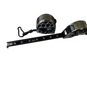 Fita Métrica de Aço Inoxidável Real de 5m 19mm, Direto da Fábrica, Impermeável e à Prova de Ferrugem, Régua Preta, Ferramenta de Medição - Product Image 2