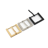 Cloxy 13/15/20/25mm alliage forme carrée sangle boucle carrée boucle ardillon pour chaussures sandale curseur réglable pour sac sangle sangle