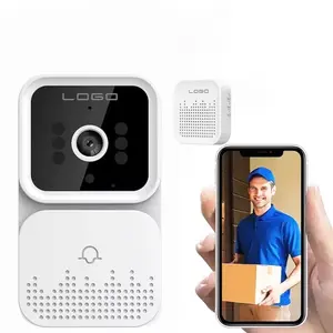 Wireless smart WiFi video doorbell night vision mobile detection anytime anywhere to ensure your family safety doorbell camera