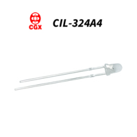 40 °   Diodo Emisor de Infrarrojos de 3 mm y 940 nm, LED IR de Alta Potencia DIP para Cámaras de Seguridad, Iluminación, Control Remoto IR, Emisor IRED