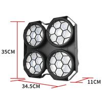 Dj Disco Lighting 4 Eyes COB LED Wash Light Stroboscopique Flash Effect Stage Blinder Lights Events Parties Wedding Church Show Dance