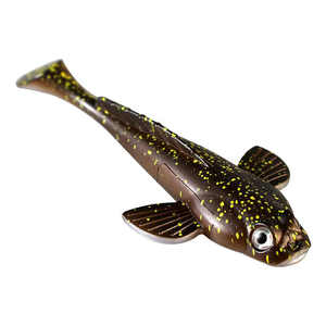 Palmer 12.5cm 17g yapay yem simülasyon siyah yayın balığı yem yumuşak plastik balıkçılık cazibesi - Product Image 3