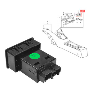 <b>Usb</b> <b>Socket</b> For Chevrolet Silverado Sierra Buick Dashboard Air Vent Mount Plastic Easy Install 13524653 - Product Image 1