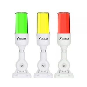 Oujie Lighting – Lumière d'avertissement tricolore à LED pour machine-outil, signal lumineux tricolore pour tour CNC Q3 - Product Image 1