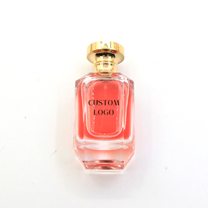 Botella de Perfume de Vidrio Transparente Irregular de Lujo Personalizada de Oriente Medio, 30ml, 100ml, 50ml, 20ml, con Pulverizador y Tapa Dorada - Product Image 4