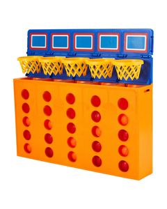 Jeu de basket-ball de table 4 en ligne grande taille pour enfants de 3 ans et plus, plateau pliable en plastique, 1 à 2 joueurs, divertissement intérieur - Product Image 2