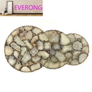 Table basse latérale de table d'appoint d'agate de marbre naturel pour la <span class=keywords><strong>pierre</strong></span> de décoration de <span class=keywords><strong>salon</strong></span> - Product Image 2
