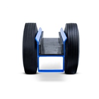 Chariot de panneau de cloisons sèches avec pneus pneumatiques capacité de charge 200kg chariot de panneau chariot