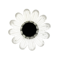 Lampe solaire LED personnalisée en forme de fleur pour jardin, extérieure, étanche, à piquer, pour la décoration de la cour, du patio et du paysage