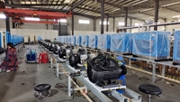 Refroidisseur d'eau industriel 5HP, système de refroidissement à haute efficacité énergétique, économie d'énergie, 380V, refroidisseur d'air, refroidisseur hydroponique, plastique, équipement laser