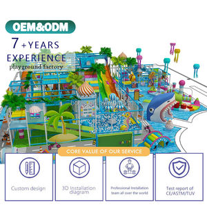 สนามเด็กเล่นในร่มขนาดใหญ่ปลอดภัยและทนทานอุปกรณ์เล่นเกมในร่มที่ผ่านการรับรอง CE - Product Image 3
