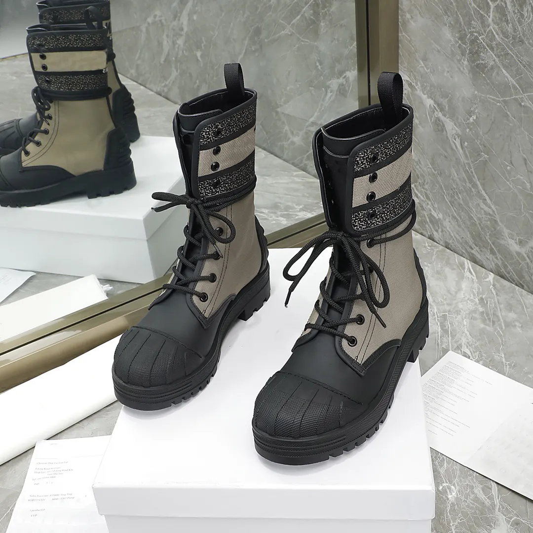 2022 women ladies fashion leather boots cotton boots wear sports high top shoes designer boots women famous brands