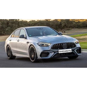 กันชนรถยนต์สำหรับเบนซ์ C-Class W206 ปี 2023 รุ่น C63 AMG ชุดแต่งตัวถังรถยนต์ กันชนหน้าและหลัง กระจังหน้า สเกิร์ตข้าง ดิฟฟิวเซอร์หลัง ท่อไอเสีย - Product Image 3