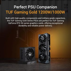 การ์ดจอ TUF Gaming GeForce RTX 5080 16GB GDDR7 OC Edition พร้อมส่วนประกอบระดับทหาร เคลือบป้องกันระดับทหาร - Product Image 2