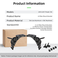 Supports et Fixations de Montage sur Pilier A LEDIYTE pour Feux de Travail et de Conduite Auxiliaires LED Tout-Terrain, Personnalisés OEM pour Prado 150