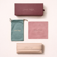 Emballage personnalisé pour lunettes de soleil de luxe, étui pour lunettes, ensemble de pochettes pour lunettes, boîte rembourrée pour lunettes de soleil, scatole per occhiali