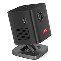 Mini projecteur C1000 Android 9.0 WiFi BT avec batterie intégrée, haut-parleur, home cinéma de poche