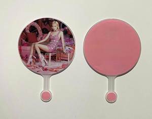 2025 New Design K-pop Star Style <b>Mini</b> <b>Hand</b> Fans Customizable Transparent PVC Plastic for Concerts - Product Image 5