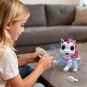 <span class=keywords><strong>Robot</strong></span> <span class=keywords><strong>Licorne</strong></span> Télécommandé pour Enfants, <span class=keywords><strong>Jouet</strong></span> Musical Électronique STEM pour la Maternelle, Fonctionnant sur Piles avec Lumières et Sons - Product Image 6