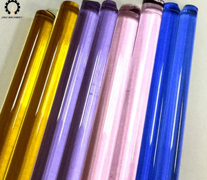 قضبان زجاجية ملونة من البوروسيليكات <span class=keywords><strong>3.3</strong></span> باللون الأزرق والأصفر والأحمر - Product Image 6