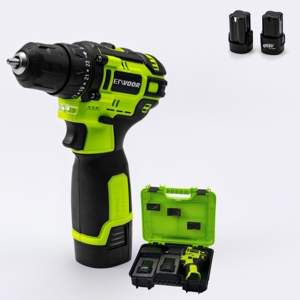 2 Pin Lithium 1 bộ sạc phù hợp với dụng cụ điện Bộ khoan không dây và máy khoan Lithium không chổi than - Product Image 1