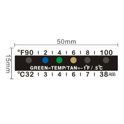 Wholesale Reusable Sensitive Sticker Lcd Color Changing Urine Cup Thermometer