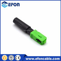 Conectores Rápidos de Fibra Óptica - Adaptadores Reutilizables Integrados 9/125 Mecánicos para Instrumentos de Red FTTH (Paquete de 10)