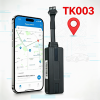 Traceur GPS 2G TK003 pour voiture, mini dispositif de suivi GPS filaire pour véhicule avec localisation en temps réel, géolocalisation et alarme antivol