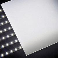 Plaque de diffusion de film en Polycarbonate blanc laiteux, 0.25mm, 1 pièce, pour cartes d'identité cad
