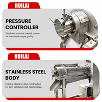 RVS Auger Juicer Dubbele Schroef Crusher Juicer Commerciële Elektrische Koudgeperste Fruit- en Groentemachine