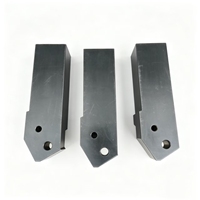 Portaherramientas de torneado CNC de acero inoxidable de alta resistencia templado, indexable, para desbarbado exterior de 32 y 36 grados