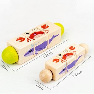 Juguete Educativo de Madera STEM con Bloques de Animales para Bebés, Desarrollo de Pensamiento Estratégico - Product Image 6