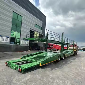 Directo de la fábrica de Shandong, marca ZHONGSHENGTIANQI de bajo precio, 2/3 ejes, 6/8/10 coches, semirremolque, portador de coche, carga útil de 40kg - Product Image 4