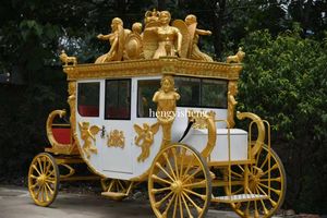 Carruaje Eléctrico Romántico, Carruaje Turístico Eléctrico con Conductor, Carruaje de Soldadura Automática - Product Image 4