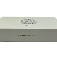 Boîte d'emballage en papier avec logo imprimé, boîtes d'emballage pour cosmétiques, crème, coffret d'emballage en carton avec feuille d'argent, pour le soin de la peau