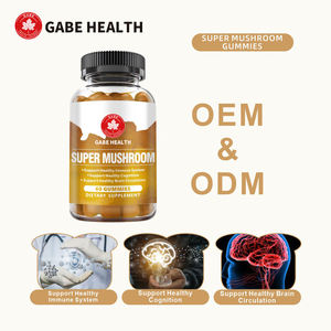 อาหารเสริมเห็ดออร์แกนิกแบบขายส่ง OEM ชนิดกัมมี่ - สูตร 10in1 เพื่อการโฟกัสที่ดีขึ้น ความจำที่ชัดเจนขึ้น ภูมิคุ้มกันที่แข็งแรงขึ้น และพลังงานที่เพิ่มขึ้น - Product Image 1