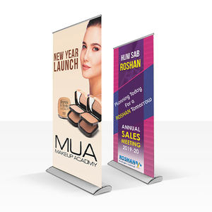 Spanduk gulung iklan pabrik grosir display gulung atas berdiri gulung murah untuk promosi spanduk yang dapat ditarik 85x200 - Product Image 4