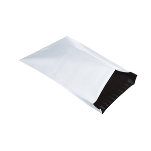 Sacs d'expédition en polyéthylène blanc personnalisés, enveloppes d'expédition imperméables, sacs de messagerie autocollants, sacs d'expédition en polyéthylène blanc de qualité supérieure - Product Image 1