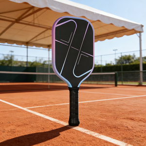Raquette de pickleball de divertissement, épaisseur 16 mm, en fibre de carbone thermoformée, noyau en mousse EPP T700, durable, approuvée USAPA - Product Image 1