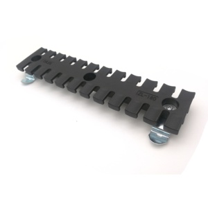 Placa de Fijación de Cables bibo SVLEC SVL-ZKL180, Libre de Halógenos y Silicona, Base de Acero para Resortes, 12 Dientes para Tensar Cables, Mangueras y Cordones - Product Image 1